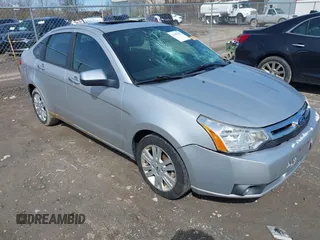 2011 Ford Focus SEL with VIN 1FAHP3HN1BW189263, listed as a IAAI auction lot 41958502 with 157,608 mi miles. Bid and sale history available at carsss.com. Image 1.