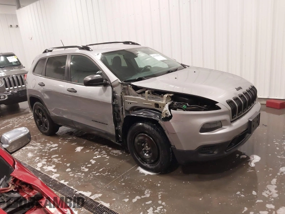 2017 Jeep Cherokee Sport with VIN 1C4PJMAB6HW557359, listed as a IAAI auction lot 41793093 with 194,400 mi miles. Bid and sale history available at carsss.com. Image 1.