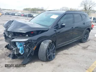 2023 Chevrolet Blazer RS with VIN 3GNKBKRS0PS225810, listed as a IAAI auction lot 42115702 with 36,393 mi miles and . Bid and sale history available at DreamBid. Image 2.