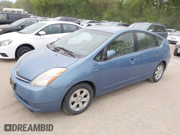 2008 Toyota Prius with VIN JTDKB20U187709573, listed as a IAAI auction lot 42250189 with 287,256 mi miles and . Bid and sale history available at DreamBid. Image 2.