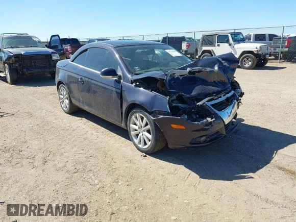 2007 Volkswagen Eos 2.0T with VIN WVWFA71F17V005014, listed as a IAAI auction lot 41735760 with 150,119 mi miles and . Bid and sale history available at DreamBid. Image 1.