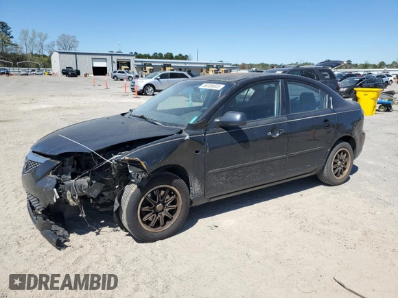 2008 Mazda 3 i Sport with VIN JM1BK32F181100281, listed as a Copart auction lot 50006605 with 134,554 mi miles and Salvage Title. Bid and sale history available at DreamBid. Image 1.