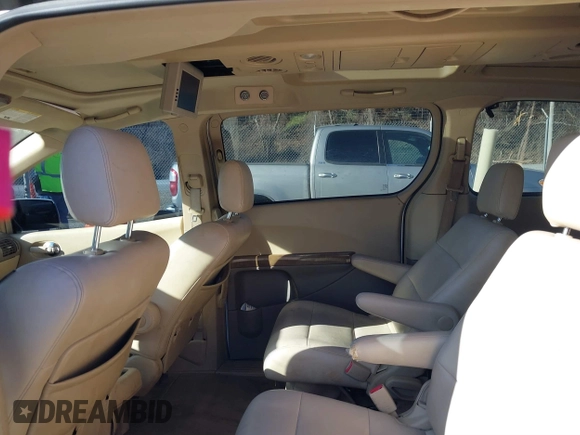 2007 Nissan Quest S with VIN 5N1BV28U77N127494, listed as a IAAI auction lot 41445049 with 210,641 mi miles. Bid and sale history available at carsss.com. Image 8.