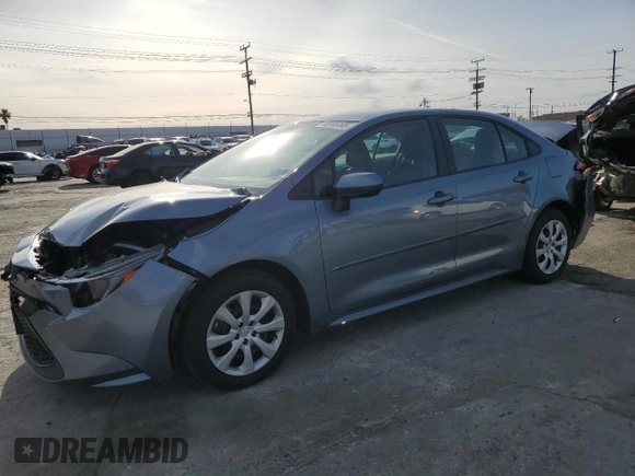 2022 Toyota Corolla LE with VIN 5YFEPMAE7NP303616, listed as a Copart auction lot 48185395 with 31,007 mi miles and Salvage Title. Bid and sale history available at carsss.com. Image 1.