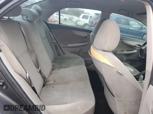 2011 Toyota Corolla L with VIN 2T1BU4EE7BC606624, listed as a Copart auction lot 47496065 with 159,382 mi miles and Clean Title. Bid and sale history available at carsss.com. Image 10.