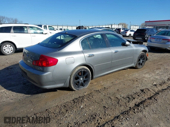 2006 Infiniti G35 z VIN JNKCV51F06M617882, wystawiony jako IAAI lot #41771927 z przebiegiem 199 871 mil mil oraz . Historia ofert i sprzedaży dostępna na DreamBid. Obrazek 4.