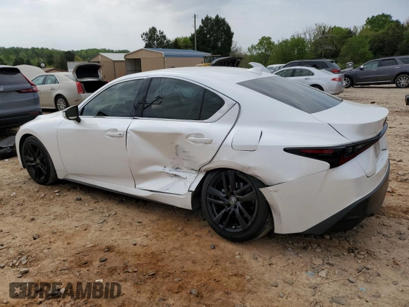 2021 Lexus IS 300 with VIN JTHAA1D25M5116367, listed as a Copart auction lot 52492945 with 132,647 mi miles and Salvage title. Bid and sale history available at DreamBid. Image 2.