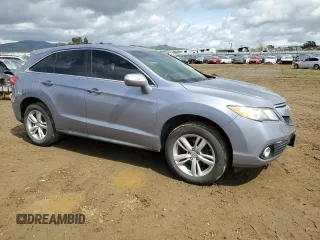 2015 Acura RDX Tech Pkg with VIN 5J8TB3H59FL005733, listed as a Copart auction lot 50652225 with 124,559 mi miles and Salvage Title. Bid and sale history available at carsss.com. Image 4.