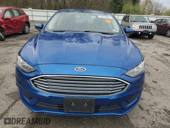 2017 Ford Fusion SE with VIN 3FA6P0H77HR414661, listed as a Copart auction lot 53119445 with 106,153 mi miles and Salvage Title. Bid and sale history available at carsss.com. Image 5.
