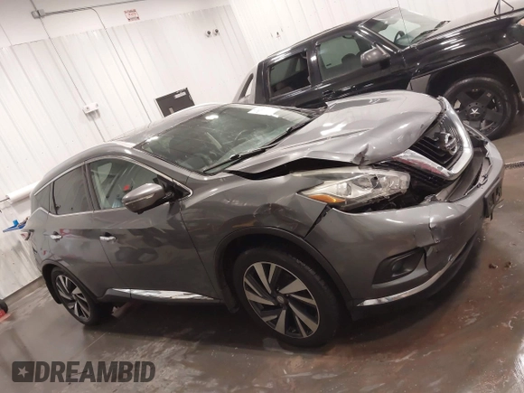 2015 Nissan Murano SL with VIN 5N1AZ2MH7FN253667, listed as a IAAI auction lot 41862164 with 159,993 mi miles and . Bid and sale history available at DreamBid. Image 13.