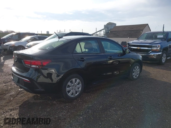 2021 Kia Rio LX with VIN 3KPA24AD3ME430657, listed as a IAAI auction lot 41903102 with 29,473 mi miles and . Bid and sale history available at DreamBid. Image 4.