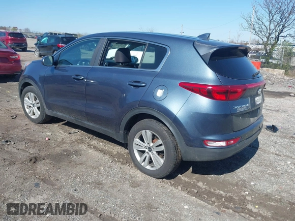 2018 Kia Sportage LX with VIN KNDPM3AC1J7424163, listed as a IAAI auction lot 41989534 with 87,220 mi miles and . Bid and sale history available at carsss.com. Image 3.
