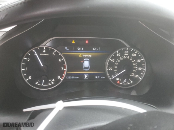 2018 Nissan Murano SV with VIN 5N1AZ2MG8JN123347, listed as a Copart auction lot 43790275 with 122,384 mi miles and Salvage Title. Bid and sale history available at carsss.com. Image 9.