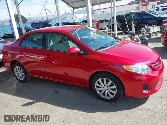 2013 Toyota Corolla L with VIN 5YFBU4EE6DP191699, listed as a IAAI auction lot 41680227 with 42,086 mi miles. Bid and sale history available at carsss.com. Image 13.