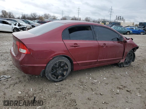 2011 Honda Civic LX with VIN 19XFA1F56BE005634, listed as a Copart auction lot 81873924 with Not Provided miles and Salvage Title. Bid and sale history available at DreamBid. Image 3.