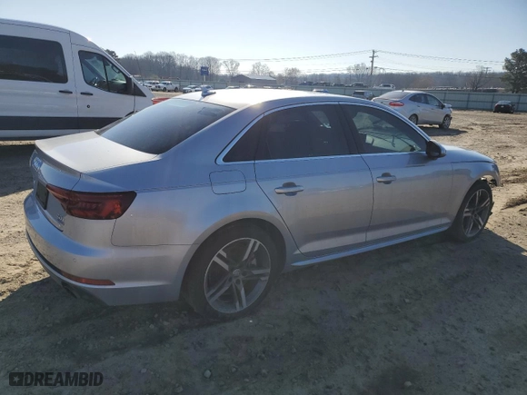 2018 Audi A4 Premium Plus with VIN WAUENAF44JA078622, listed as a Copart auction lot 47981155 with 82,519 mi miles and Salvage Title. Bid and sale history available at carsss.com. Image 3.