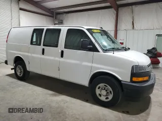2022 Chevrolet Express Cargo Van with VIN 1GCWGAFP8N1259529, listed as a Copart auction lot 52356835 with 255,960 mi miles and Clean Title. Bid and sale history available at carsss.com. Image 4.