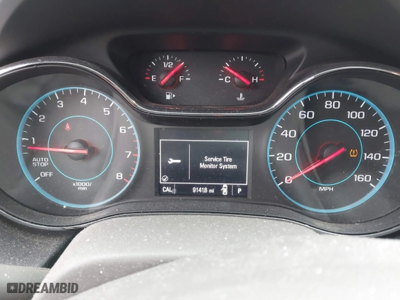 2016 Chevrolet Cruze Premier with VIN 1G1BG5SM5G7252161, listed as a IAAI auction lot 41716574 with 91,418 mi miles. Bid and sale history available at carsss.com. Image 7.