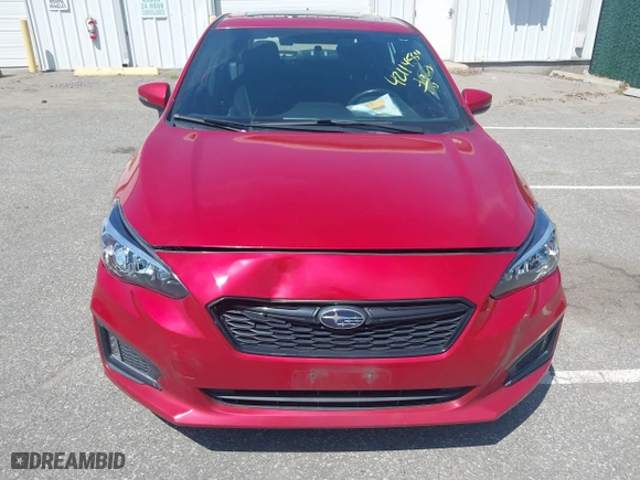 2017 Subaru Impreza Sport with VIN 4S3GTAM67H3738222, listed as a IAAI auction lot 42114564 with 116,600 mi miles. Bid and sale history available at carsss.com. Image 12.