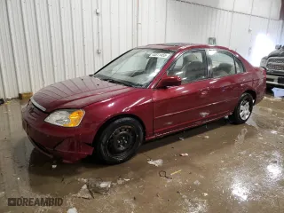 2002 Honda Civic EX with VIN 1HGES26822L018270, listed as a Copart auction lot 45311455 with 228,466 mi miles and Non Repairable. Bid and sale history available at carsss.com. Image 1.