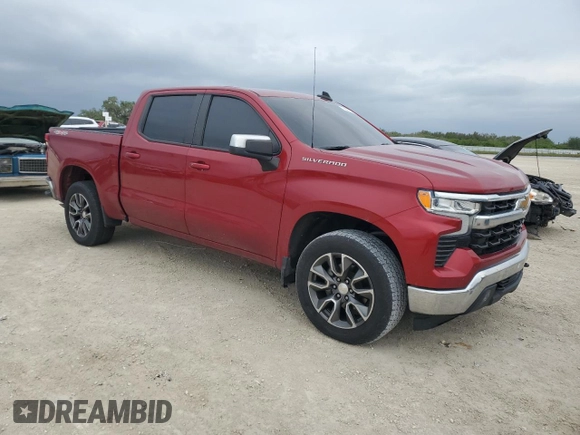 2022 Chevrolet Silverado 1500 LT with VIN 3GCPDDEK6NG522509, listed as a Copart auction lot 74821104 with Not Provided miles and Non Repairable. Bid and sale history available at DreamBid. Image 4.