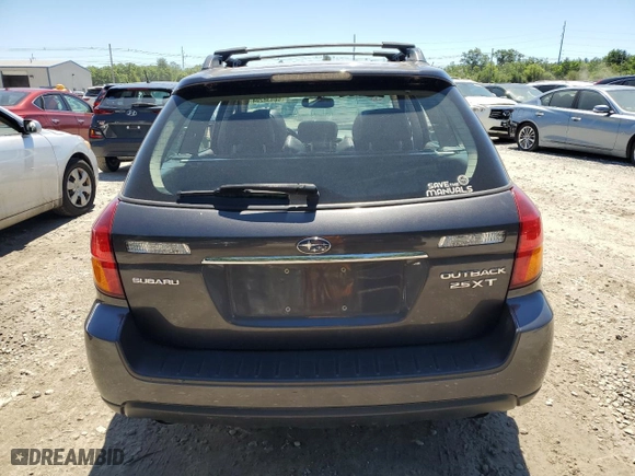 2007 Subaru Outback (Natl) XT Ltd with VIN 4S4BP63CX76304730, listed as a Copart auction lot 60438204 with 157,951 mi miles and Non Repairable. Bid and sale history available at carsss.com. Image 6.