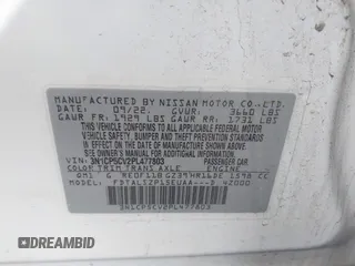 2023 Nissan Kicks SV with VIN 3N1CP5CV2PL477803, listed as a IAAI auction lot 42120711 with 88,795 mi miles and . Bid and sale history available at DreamBid. Image 9.