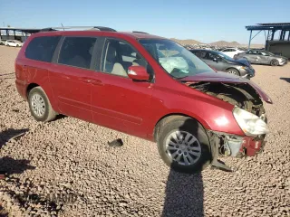 2012 Kia Sedona LX with VIN KNDMG4C73C6474734, listed as a Copart auction lot 76368854 with 138,808 mi miles and Salvage Title. Bid and sale history available at carsss.com. Image 4.