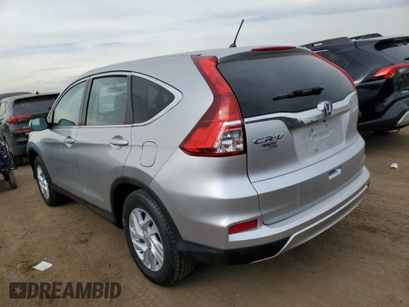2016 Honda CR-V EX with VIN 2HKRM4H54GH653477, listed as a Copart auction lot 43962685 with 58,300 mi miles and Salvage Title. Bid and sale history available at DreamBid. Image 2.