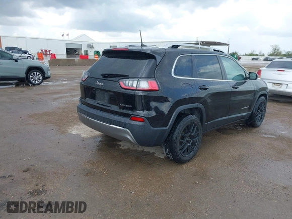 2020 Jeep Cherokee Limited with VIN 1C4PJLDB0LD614312, listed as a IAAI auction lot 41878036 with 92,282 mi miles and . Bid and sale history available at DreamBid. Image 4.