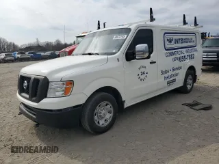 2018 Nissan NV SV with VIN 1N6AF0KY2JN814125, listed as a Copart auction lot 48872765 with 123,301 mi miles and Salvage Title. Bid and sale history available at carsss.com. Image 1.