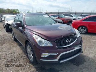 2017 Infiniti QX50 with VIN JN1BJ0RP4HM385690, listed as a IAAI auction lot 42027537 with 155,410 mi miles. Bid and sale history available at carsss.com. Image 1.
