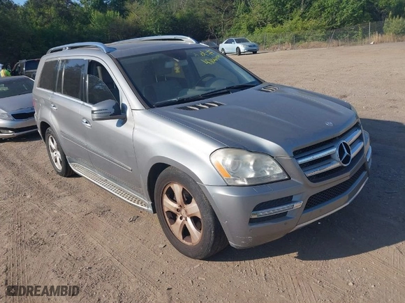2011 Mercedes-Benz GL-Class GL 450 with VIN 4JGBF7BE8BA671420, listed as a IAAI auction lot 42064096 with 182,622 mi miles. Bid and sale history available at carsss.com. Image 1.