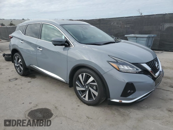 2022 Nissan Murano SL with VIN 5N1AZ2CJXNC117631, listed as a Copart auction lot 89268255 with 8,958 mi miles and Salvage Title. Bid and sale history available at carsss.com. Image 4.
