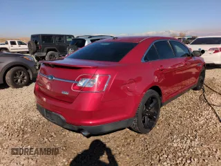 2011 Ford Taurus SHO with VIN 1FAHP2KT9BG125855, listed as a Copart auction lot 46924855 with 182,220 mi miles and Salvage Title. Bid and sale history available at DreamBid. Image 3.