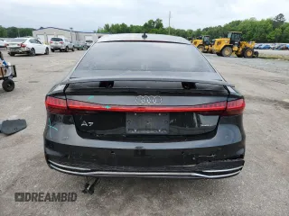 2019 Audi A7 Prestige with VIN WAUV2BF26KN076166, listed as a Copart auction lot 56740575 with 55,438 mi miles and Salvage title. Bid and sale history available at DreamBid. Image 6.