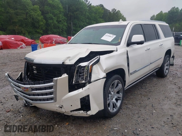 2015 Cadillac Escalade ESV Premium z VIN 1GYS4TKJ6FR708255, wystawiony jako IAAI lot #42244621 z przebiegiem 31 407 mil mil oraz . Historia ofert i sprzedaży dostępna na DreamBid. Obrazek 2.