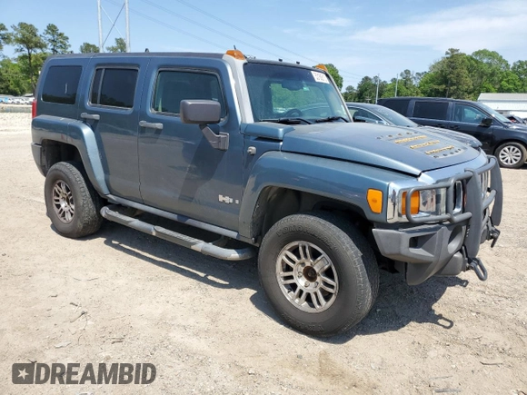 2006 Hummer H3 with VIN 5GTDN136568192219, listed as a Copart auction lot 53160615 with 325,532 mi miles and Salvage Title. Bid and sale history available at carsss.com. Image 4.