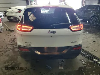 2017 Jeep Cherokee Latitude with VIN 1C4PJMCS7HW555326, listed as a Copart auction lot 87687345 with 89,717 mi miles and Salvage title. Bid and sale history available at DreamBid. Image 6.