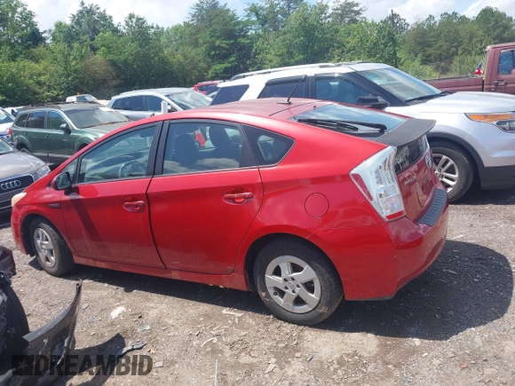 2011 Toyota Prius I with VIN JTDKN3DU2B1443658, listed as a IAAI auction lot 42141442 with 169,456 mi miles. Bid and sale history available at carsss.com. Image 14.