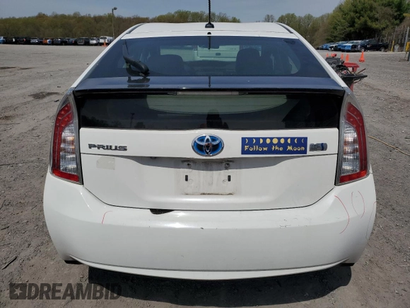 2015 Toyota Prius Four with VIN JTDKN3DU8F1957696, listed as a Copart auction lot 53691545 with 161,776 mi miles and Salvage Title. Bid and sale history available at DreamBid. Image 6.