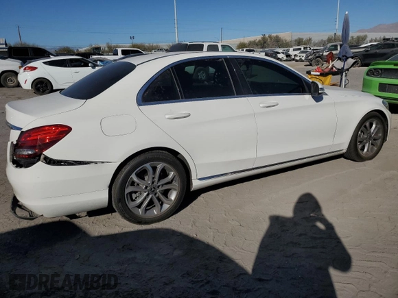 2018 Mercedes-Benz C 300 with VIN 55SWF4JB2JU273443, listed as a Copart auction lot 43762185 with 69,137 mi miles and Salvage Title. Bid and sale history available at DreamBid. Image 3.
