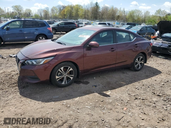 2020 Nissan Sentra SV with VIN 3N1AB8CV4LY293905, listed as a Copart auction lot 54066715 with Not Provided miles and Clean Title. Bid and sale history available at DreamBid. Image 1.