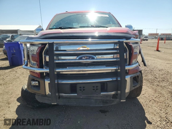 2016 Ford F-150 XLT with VIN 1FTEW1EG0GFA63655, listed as a Copart auction lot 61683815 with 113,952 mi miles and Salvage title. Bid and sale history available at DreamBid. Image 5.