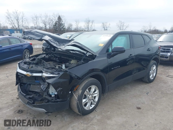 2021 Chevrolet Blazer LT with VIN 3GNKBBRA7MS585269, listed as a IAAI auction lot 41999440 with 59,506 mi miles and . Bid and sale history available at DreamBid. Image 17.