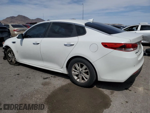 2016 Kia Optima LX with VIN 5XXGT4L36GG064295, listed as a Copart auction lot 51520065 with 123,249 mi miles and Salvage Title. Bid and sale history available at carsss.com. Image 2.