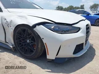 2021 BMW M4 with VIN WBS53AZ02MCH23791, listed as a IAAI auction lot 42318737 with 18,632 mi miles and . Bid and sale history available at DreamBid. Image 19.