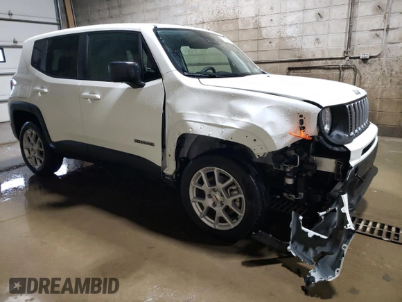 2023 Jeep Renegade Latitude z VIN ZACNJDB10PPP67896, wystawiony jako Copart lot #60837765 z przebiegiem 37 715 mil mil oraz Czysty tytuł • Clean title. Historia ofert i sprzedaży dostępna na DreamBid. Obrazek 4.