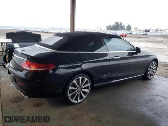 2018 Mercedes-Benz C 300 with VIN WDDWK4JB4JF616932, listed as a Copart auction lot 82574154 with 87,768 mi miles and Salvage Title. Bid and sale history available at DreamBid. Image 3.