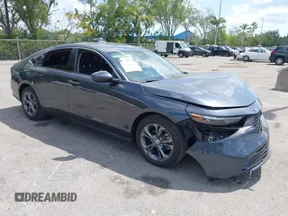2024 Honda Accord EX с VIN 1HGCY1F3XRA086116, выставлен на аукционе IAAI как лот 42067145 с пробегом 28 879 миль миль и . История ставок и продаж доступна на DreamBid. Изображение 1.